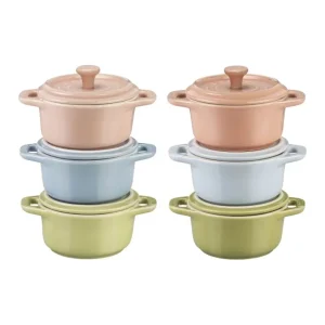 A Buon Prezzo Set 6 mini cocotte rotonde, ø10 cm