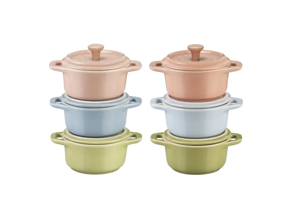 A Buon Prezzo Set 6 mini cocotte rotonde, ø10 cm