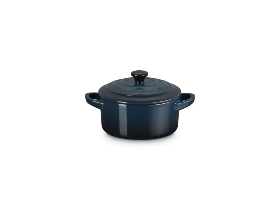 Ultime Pezzi Mini cocotte rotonda in gres vetrificato 10 cm - nuit