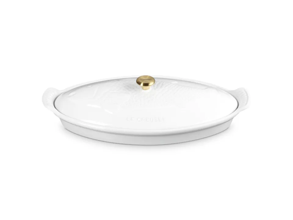 Prezzo Conveniente Tradition, pesciera in gres vetrificato 34 cm - bianco