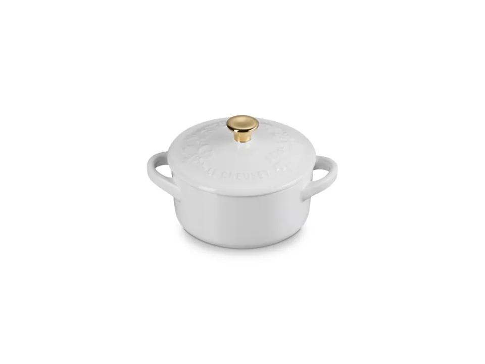 Tradition holly, mini cocotte in gres vetrificato 10 cm - bianco Ultimissimo Modello