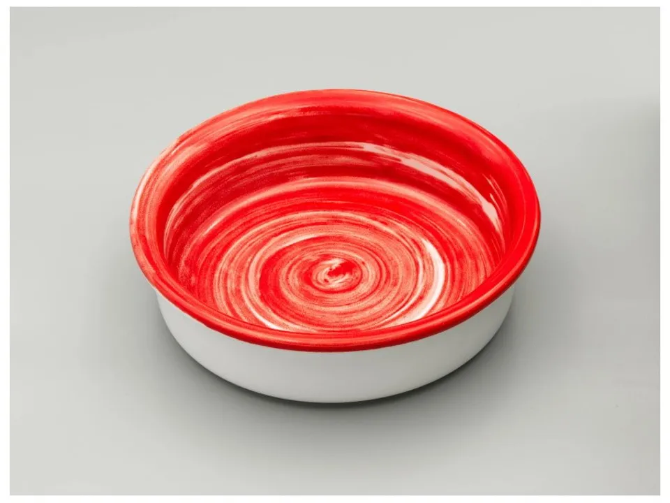 Ultime Pezzi Inserto porcellana per tegame/padella cm.16 - rosso