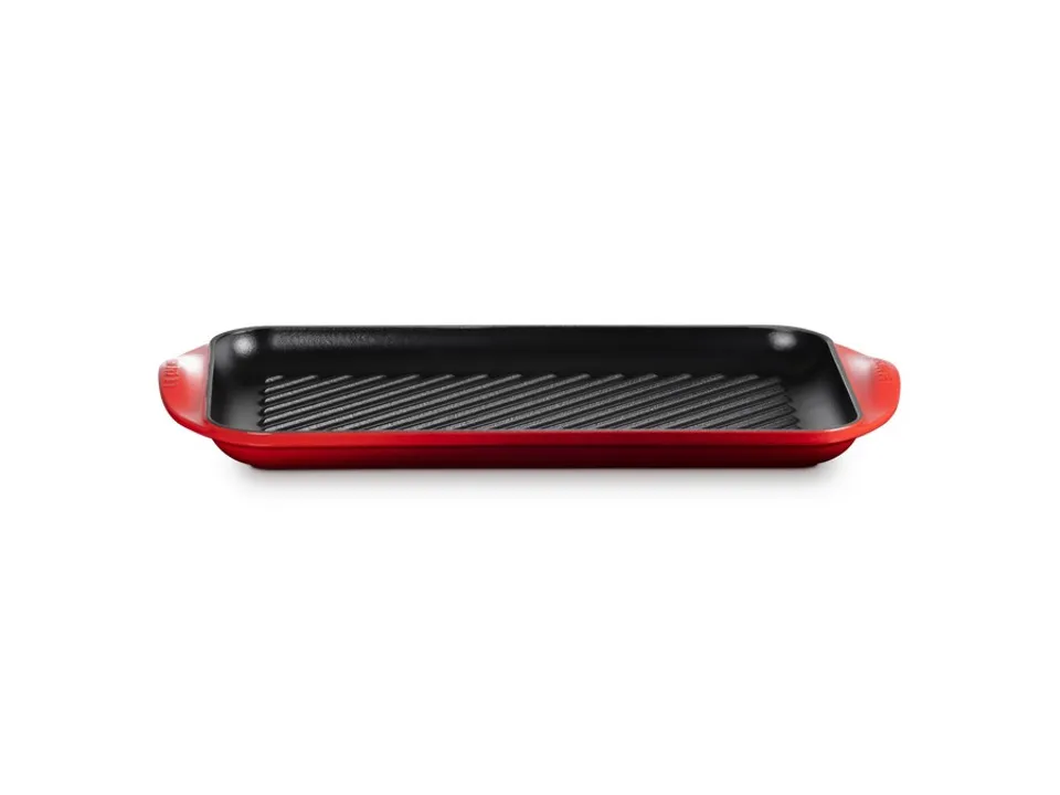 Bestseller Grill rettangolare xl 47 cm in ghisa vetrificata - ciliegia