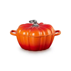 Evolution, cocotte zucca 24 cm in ghisa vetrificata - arancio Professionale