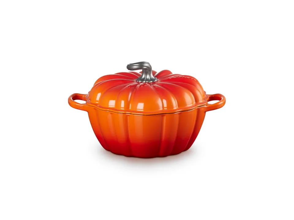 Evolution, cocotte zucca 24 cm in ghisa vetrificata - arancio Professionale