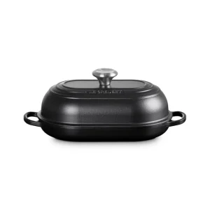 Cocotte ovale per pane in ghisa vetrificata 29 cm - nero matt Sconto