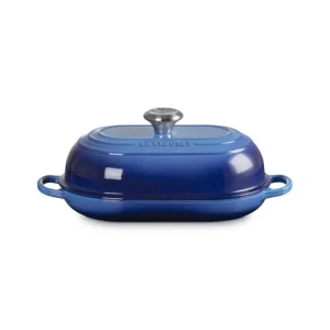 Cocotte ovale per pane in ghisa vetrificata 29 cm - azure blu Super Prezzo