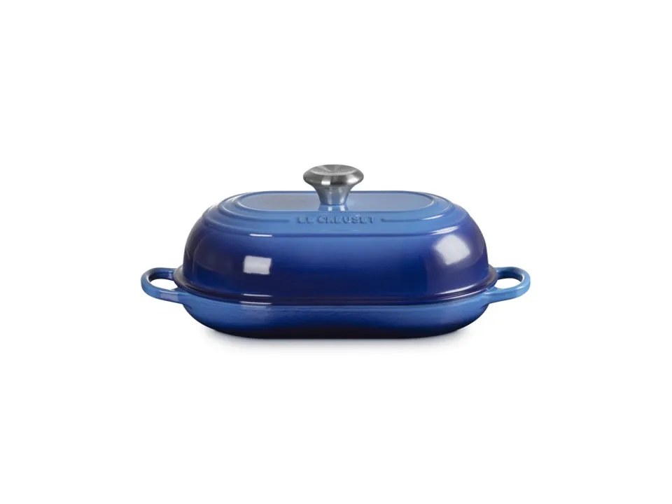 Cocotte ovale per pane in ghisa vetrificata 29 cm - azure blu Super Prezzo