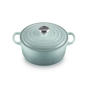Offerta Limitata Evolution, cocotte rotonda 26 cm in ghisa vetrificata - sea salt