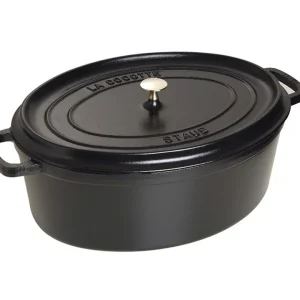 Cocotte ovale nero, 23 cm Vendita Finale