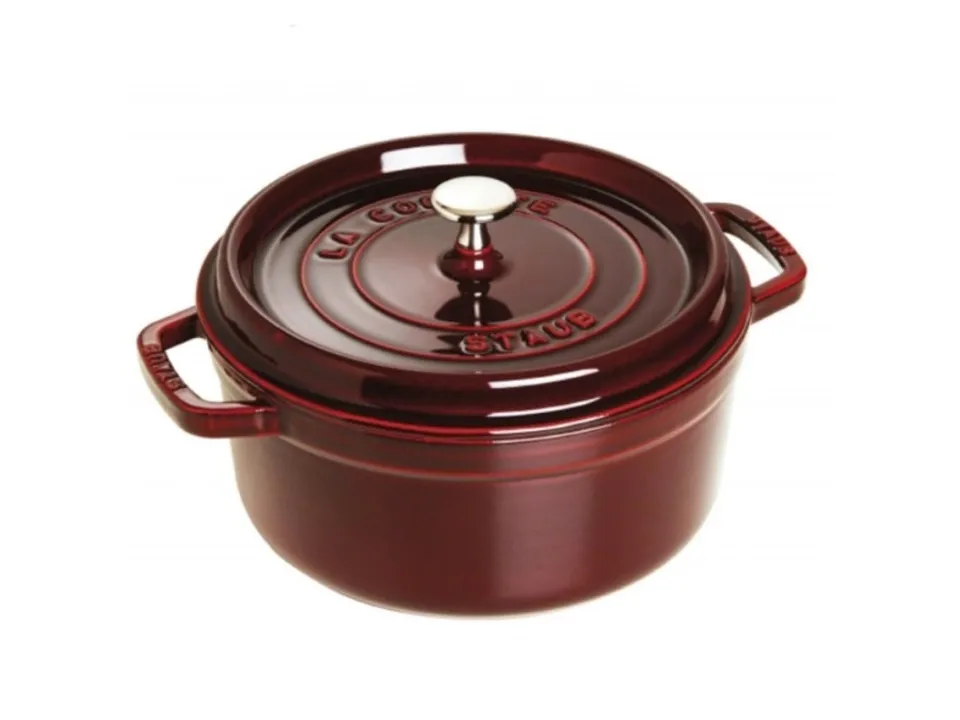 Nuovo Arrivo Cocotte rosso granata, ø 24 cm