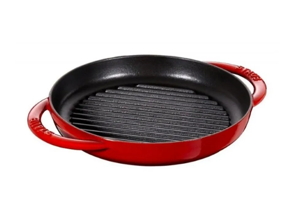 Pure grill rosso ciliegia, ø 22 cm Di Tendenza