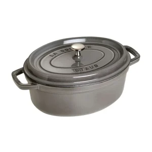 Cocotte ovale grigio grafite, 27 cm Professionale