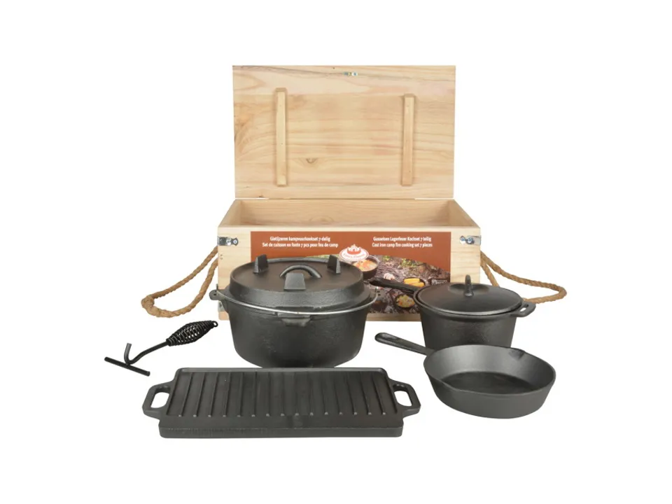 Compra Adesso Set da cucina in ghisa, 7 pezzi