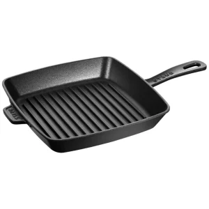 Bistecchiera quadrata - 26 cm, nera Pagamento Sicuro