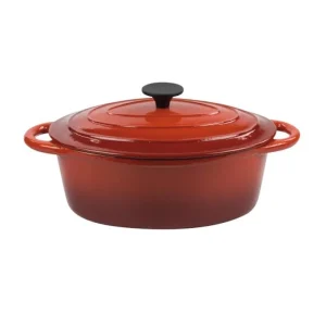 Direttamente Dal Produttore Normandie, casseruola ovale in ghisa smaltata cm 27x33