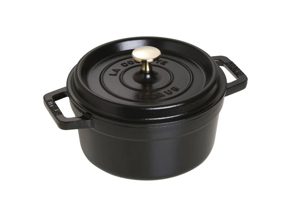 Economico Cocotte nero, ø 20 cm