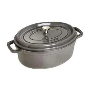 Cocotte ovale grigio grafite, 37 cm A Buon Prezzo
