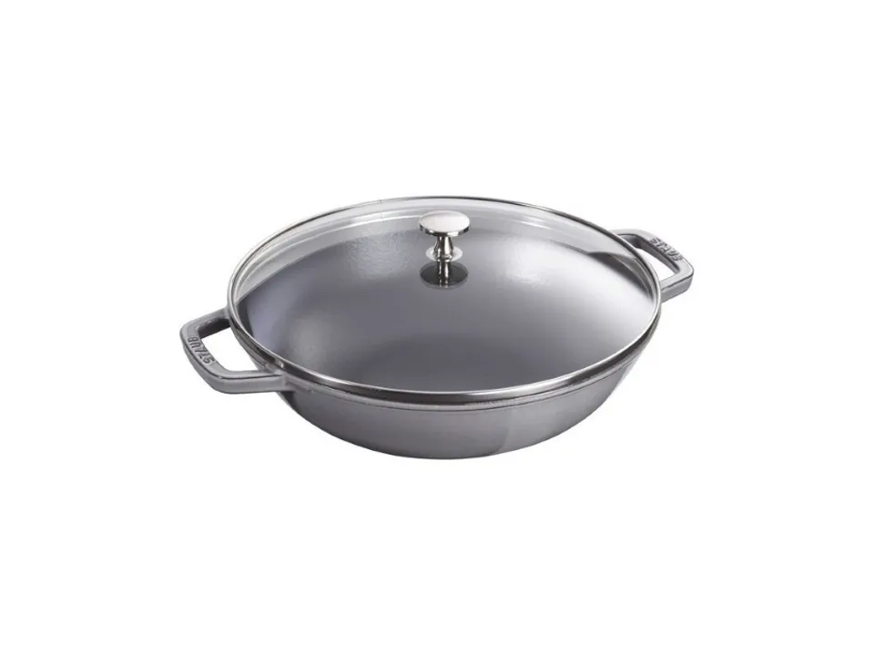 Compra Adesso Wok piccolo diam. 30 cm grigio grafite