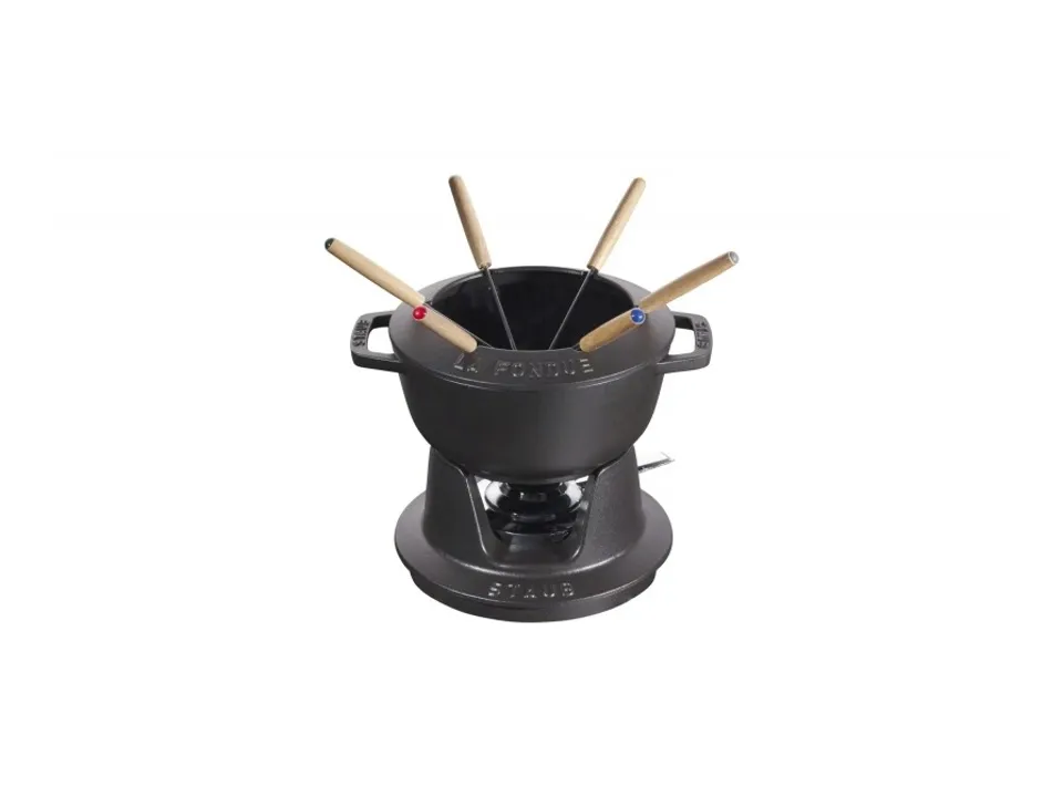 Set fonduta gourmet nero, ø 18 cm Promozione
