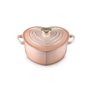 Cocotte a cuore in ghisa vetrificata con pomello a cuore - pesca Compra Oggi Stesso