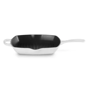 Evolution, bistecchiera skillet quadrata in ghisa vetrificata 26 cm - bianco Vendita Finale
