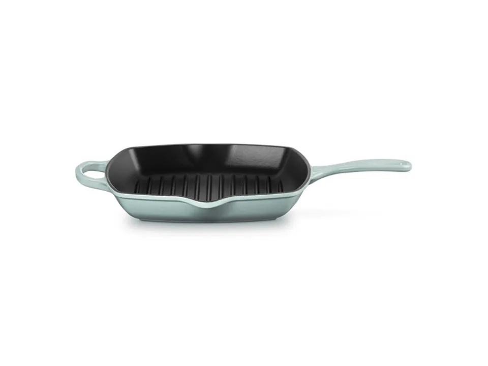 Evolution, bistecchiera skillet quadrata in ghisa vetrificata 26 cm - sea salt Offerta