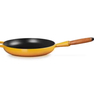 Prezzo Ridotto Evolution, padella con manico in legno in ghisa vetrificata 28 cm - nectar