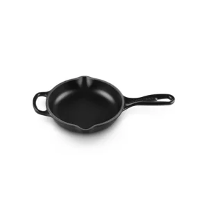 Evolution, padella doppio becco in ghisa vetrificata 16 cm - nero matt Subito Disponibile