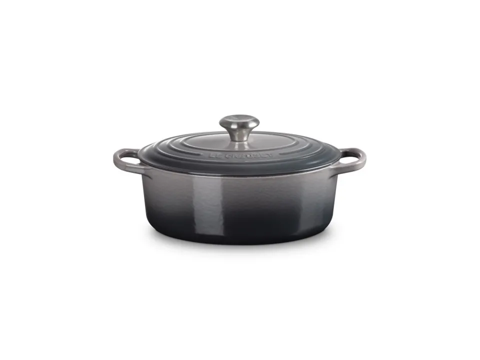 Evolution, cocotte ovale 27 cm in ghisa vetrificata - flint Prezzo Conveniente