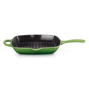 Evolution, bistecchiera skillet quadrata in ghisa vetrificata 26 cm - verde bamboo Compra Online