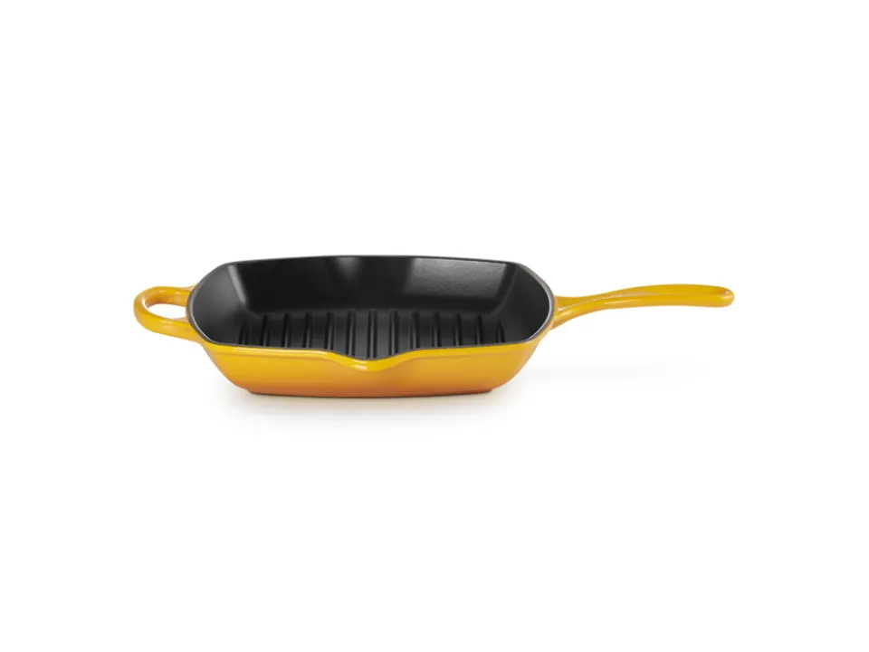 Novità Evolution, bistecchiera skillet quadrata in ghisa vetrificata 26 cm - nectar