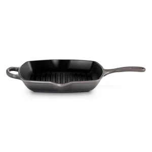 Vendita Finale Evolution, bistecchiera skillet quadrata in ghisa vetrificata 26 cm - flint