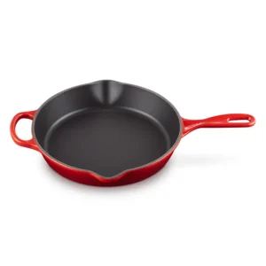Evolution, padella doppio becco profonda in ghisa vetrificata 26 cm - ciliegia Di Tendenza