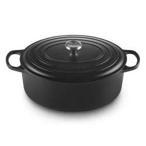 Evolution, cocotte ovale 35 cm in ghisa vetrificata - nero matt Spedito Oggi