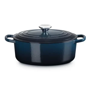 Nuova Collezione Evolution, cocotte ovale 29 cm in ghisa vetrificata - nuit