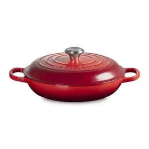 Prezzo Conveniente Evolution, tegame basso rotondo 28 cm in ghisa vetrificata - ciliegia