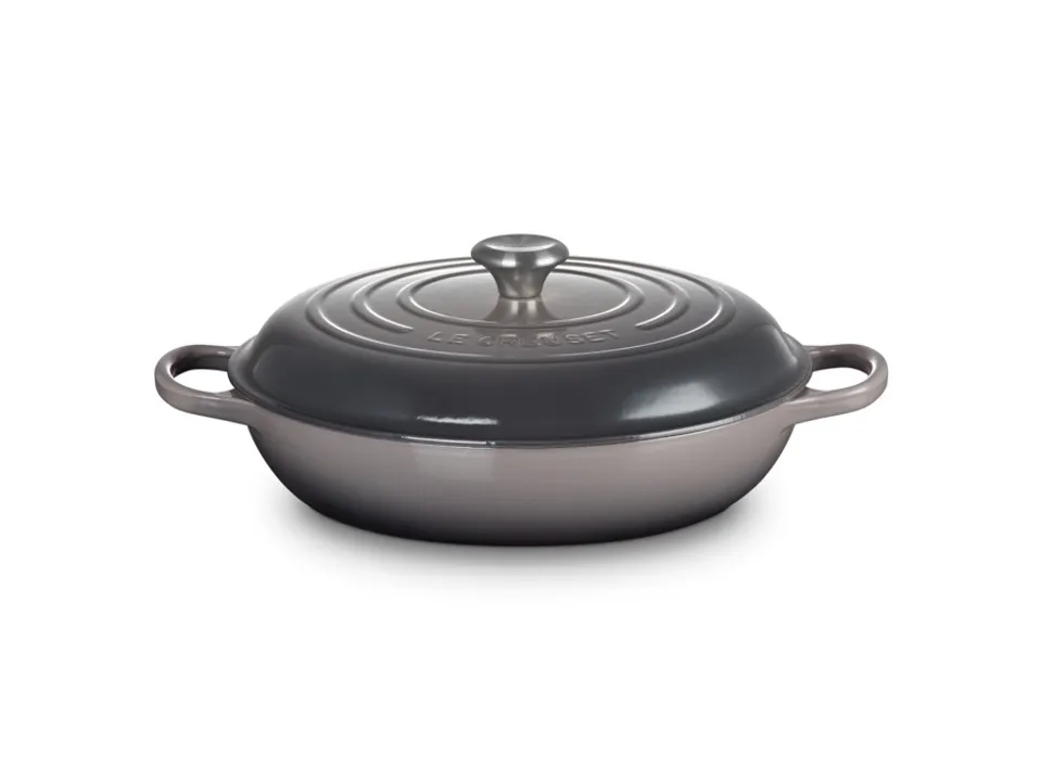 Compra Adesso Evolution, tegame basso rotondo 28 cm in ghisa vetrificata - flint