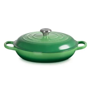 Evolution, tegame basso rotondo 28 cm in ghisa vetrificata - verde bamboo Subito Disponibile