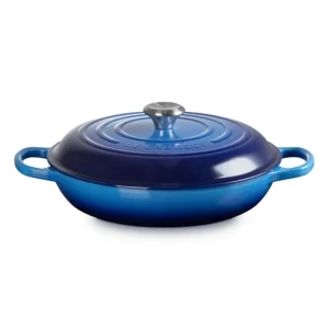 Evolution, tegame basso rotondo 28 cm in ghisa vetrificata - azure Offerta Lampo