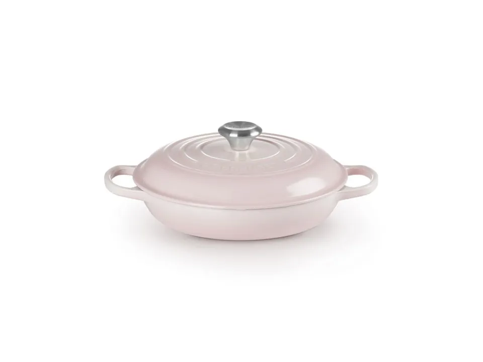 Evolution, tegame basso 26 cm in ghisa - shell pink Ultima Occasione