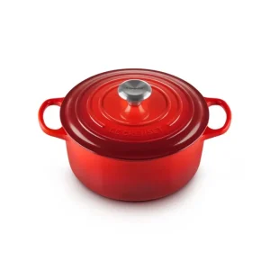 Scelto Dai Clienti Evolution, cocotte rotonda 24 cm in ghisa vetrificata - ciliegia