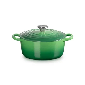 Compra Online Evolution, cocotte rotonda 24 cm in ghisa vetrificata - bamboo