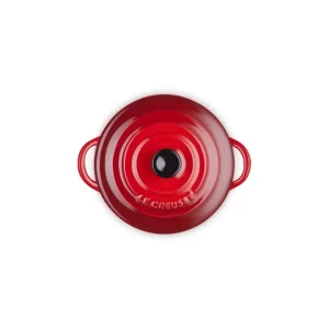 Mini cocotte rotonda in gres vetrificato 10 cm - ciliegia Soddisfatti O Rimborsati