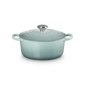 Miglior Prezzo Evolution, cocotte rotonda 24 cm in ghisa vetrificata - sea salt