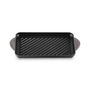 Tradition, grill rettangolare 32x22 cm in ghisa vetrificata - flint Spedito Oggi