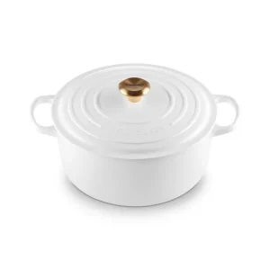 Di Tendenza Evolution, cocotte rotonda 28 cm in ghisa vetrificata - bianco