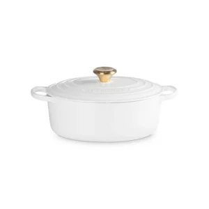 Saldi Evolution, cocotte ovale 29 cm in ghisa vetrificata - bianco