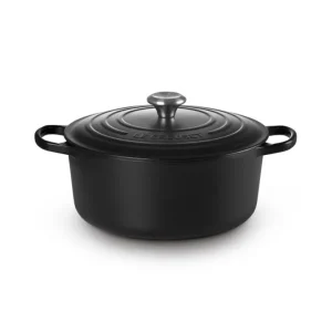 Bestseller Evolution, cocotte rotonda 28 cm in ghisa vetrificata - nero