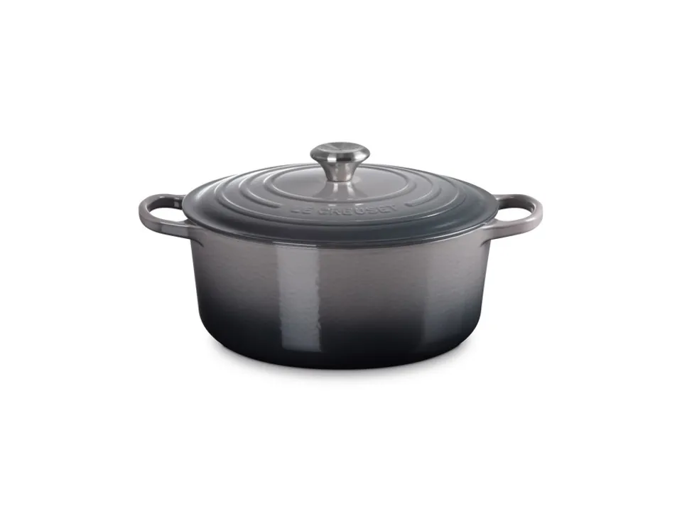 Evolution, cocotte rotonda 28 cm in ghisa vetrificata - flint Direttamente Dal Produttore